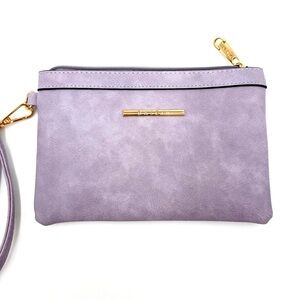 NWOT Dasein Purple Clutch Bag